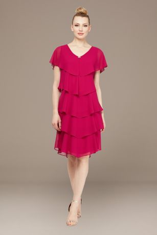 Short Capelet Dress - SL Fashions